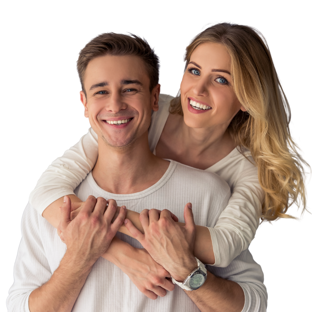 Happy couple